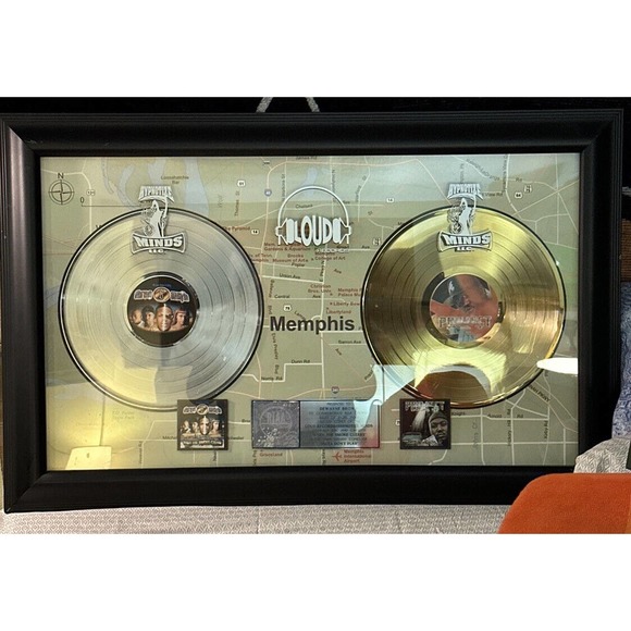 Three 6 Mafia Project Pat RIAA Platinum Gold Plaque Award Rap Juicy J DJ Paul - Picture 8 of 16